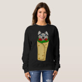 Funny Cinco De Mayo Burrito Husky Cinco De Doggo S Sweatshirt (Vorne ganz)