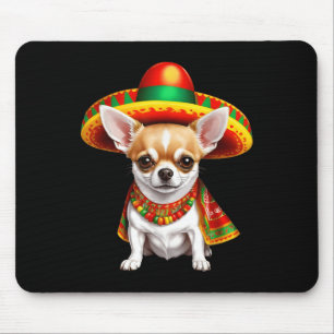 Funny Cinco De Mayo Chihuahua Dog Lovers Mexican S Mousepad