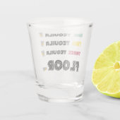 Funny Cinco de Mayo Einmal Drei Stockwerke Tequila Schnapsglas (Rückseite)