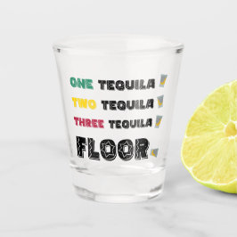 Funny Cinco de Mayo Einmal Drei Stockwerke Tequila Schnapsglas