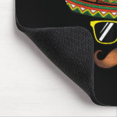 Funny Cinco de Mayo Funny Sombrero Hut mit Sungl Mousepad (Ecke)