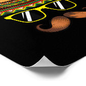 Funny Cinco de Mayo Funny Sombrero Hut mit Sungl Poster (Ecke)