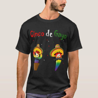 Funny Cinco de Mayo Gayo Gay Rights Prix Party Su T-Shirt
