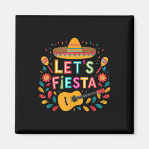 Funny Cinco De Mayo Lasse Fiesta Sombrero Hat Men  Magnet