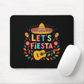 Funny Cinco De Mayo Lasse Fiesta Sombrero Hat Men Mousepad (Mit Mouse)