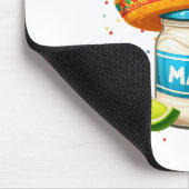 Funny Cinco De Mayo Mayonnaise Jar Fiesta Men Wome Mousepad (Ecke)