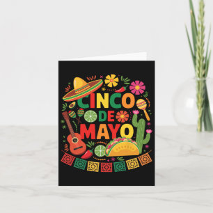 Funny Cinco De Mayo Mexican Sombrero Hat Männer Fr Karte