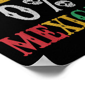 Funny Cinco De Mayo Mexico Fiesta Party 0 % Poster (Ecke)