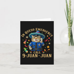 Funny Cinco De Mayo Paramedic Tacos Cat Lover 911 Karte