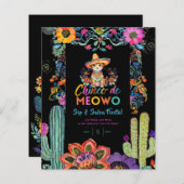 Funny Cinco De Mayo Sip und Salsa Cat FIESTA (Vorne/Hinten)