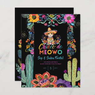 Funny Cinco De Mayo Sip und Salsa Cat FIESTA