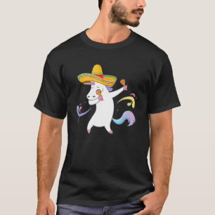 Funny Cinco De Mayo Unicorn Niedliches Kostüm Mexi T-Shirt