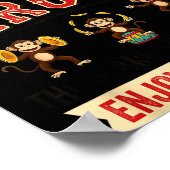 Funny Circus Actually This Is My Circus These Are Poster (Ecke)