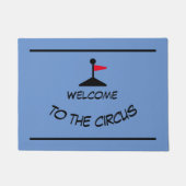 Funny Circus Doormat und Welcome Mat Fußmatte (Vorderseite)