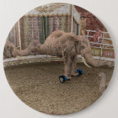 Funny Circus Elephants Button (Vorderseite)
