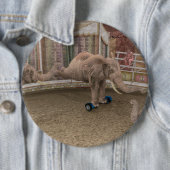Funny Circus Elephants Button (Beispiel)