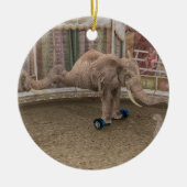 Funny Circus Elephants Keramik Ornament (Vorne)