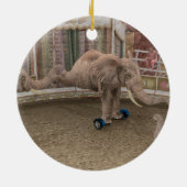 Funny Circus Elephants Keramik Ornament (Hinten)