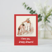 Funny Circus Poster (Vielleicht Risque) Karte (Stehend Vorderseite)