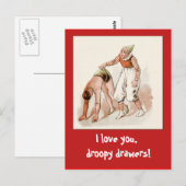 Funny Circus Poster (Vielleicht Risque) Karte (Vorne/Hinten)