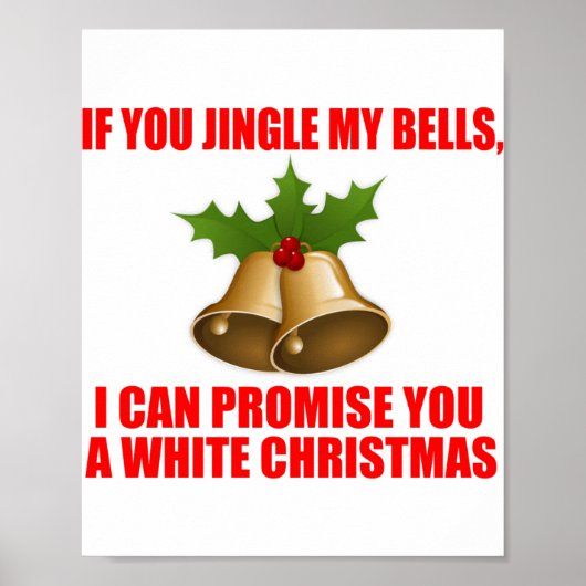 Funny Ck Up Line For Christmas Poster (Vorne)