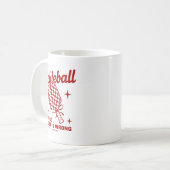Funny Ckle Ball Outfit Women, Retro Ckleball Dink  Kaffeetasse (Vorderseite Links)