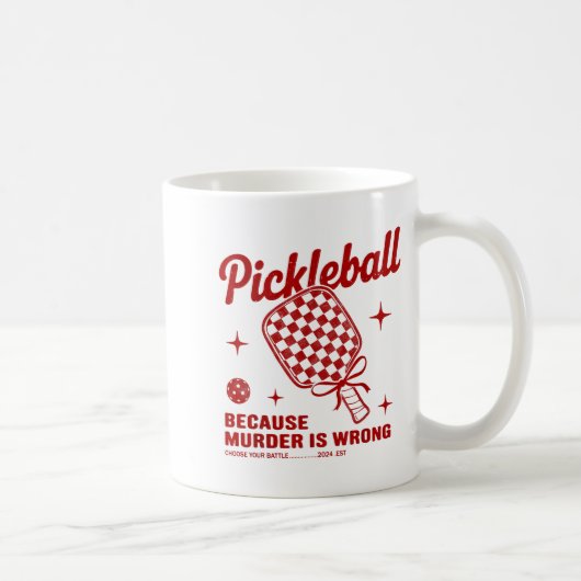 Funny Ckle Ball Outfit Women, Retro Ckleball Dink  Kaffeetasse (Rechts)