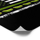 Funny Ckle Cuber Us American Flag For Ckle Lovers  Poster (Ecke)