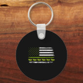 Funny Ckle Cuber Us American Flag For Ckle Lovers  Schlüsselanhänger (Vorderseite)