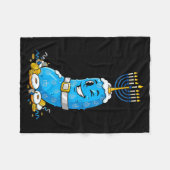 Funny Ckle Dreidel Menorah Hanukkah Kids Womens Me Fleecedecke (Vorderseite (Horizontal))