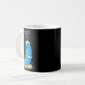Funny Ckle Dreidel Menorah Hanukkah Kids Womens Me Kaffeetasse (Vorderseite Links)
