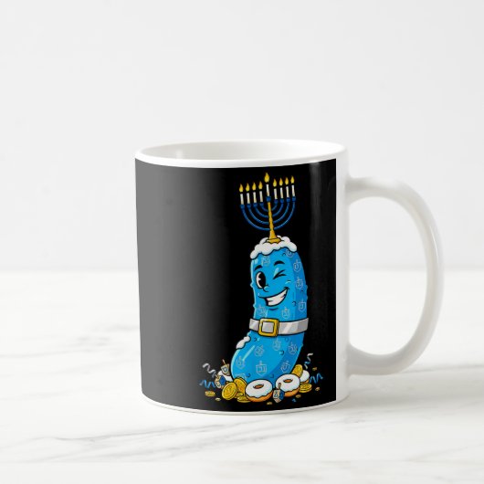 Funny Ckle Dreidel Menorah Hanukkah Kids Womens Me Kaffeetasse (Rechts)