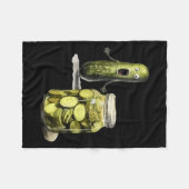 Funny Ckle Überraschung ein Cuber und ein Glas ges Fleecedecke (Vorderseite (Horizontal))