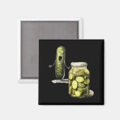 Funny Ckle Überraschung ein Cuber und ein Glas ges Magnet (Vorderseite/Rückseite)