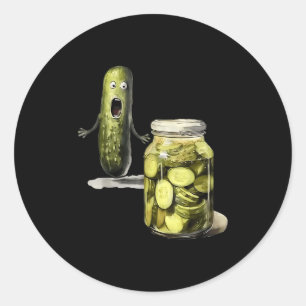 Funny Ckle Überraschung ein Cuber und ein Glas ges Runder Aufkleber