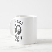 Funny Ckleball 50th Birthday 50 Years Old Love Ckl Kaffeetasse (Vorderseite Links)