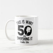 Funny Ckleball 50th Birthday 50 Years Old Love Ckl Kaffeetasse (Links)