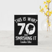 Funny Ckleball 70th Birthday 70 Years Old Love Ckl Karte (Gelbe Blume)