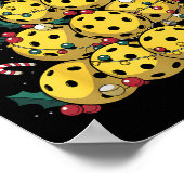 Funny Ckleball Weihnachtsbaum Lichter Weihnachten  Poster (Ecke)