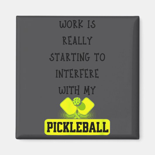Funny Ckleball Work Quote Ckleball Lover Office Jo Magnet (Vorne)