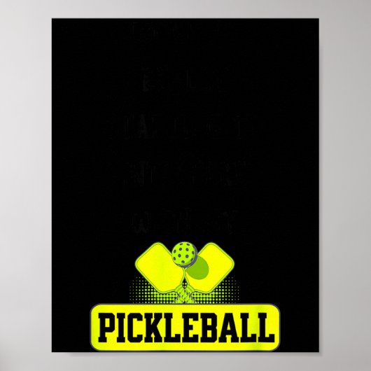Funny Ckleball Work Quote Ckleball Lover Office Jo Poster (Vorne)