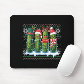 Funny Ckles Christmas Lights Santa Hat Xmas Ugly S Mousepad (Mit Mouse)