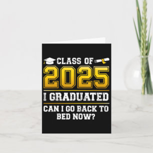 Funny Cl von 2025 ich Abitur kann ich gehen, um zu Karte