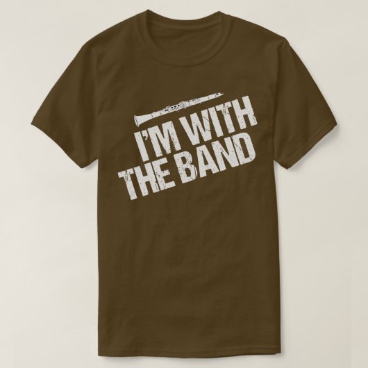 Funny Clarinet Im mit der Band T-Shirt (Design vorne)