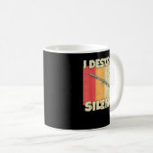 Funny Clarinet Instrument I Destroy Silence for Cl Kaffeetasse (VorderseiteRechts)