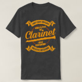 Funny Clarinet Player Clarinetist Gift T-Shirt (Design vorne)