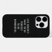 Funny Classic Letter Board Quote — Leben Case-Mate iPhone Hülle (Rückseite (Horizontal))