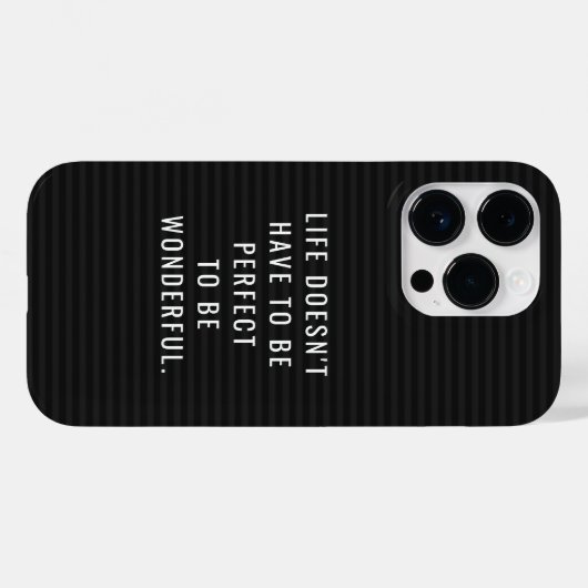 Funny Classic Letter Board Quote — Leben Case-Mate iPhone Hülle (Rückseite (Horizontal))