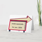 Funny Classic Retro Camper Happy Birthday Karte (Rückseite)