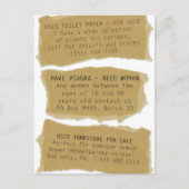 Funny Classifieds 8 Pk. Postkarten (Vorderseite)